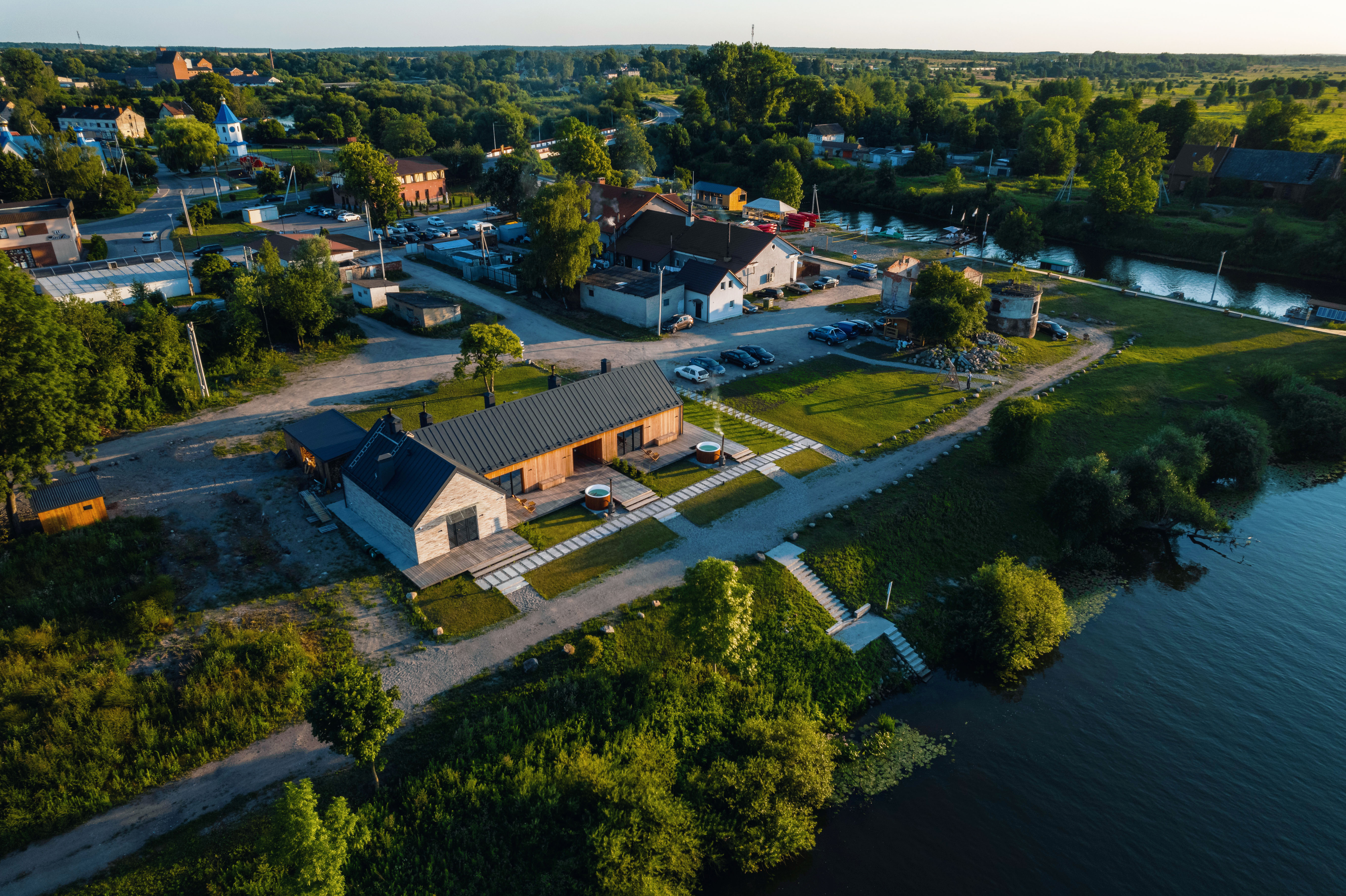 Вид на Ферму Тюниных с высоты