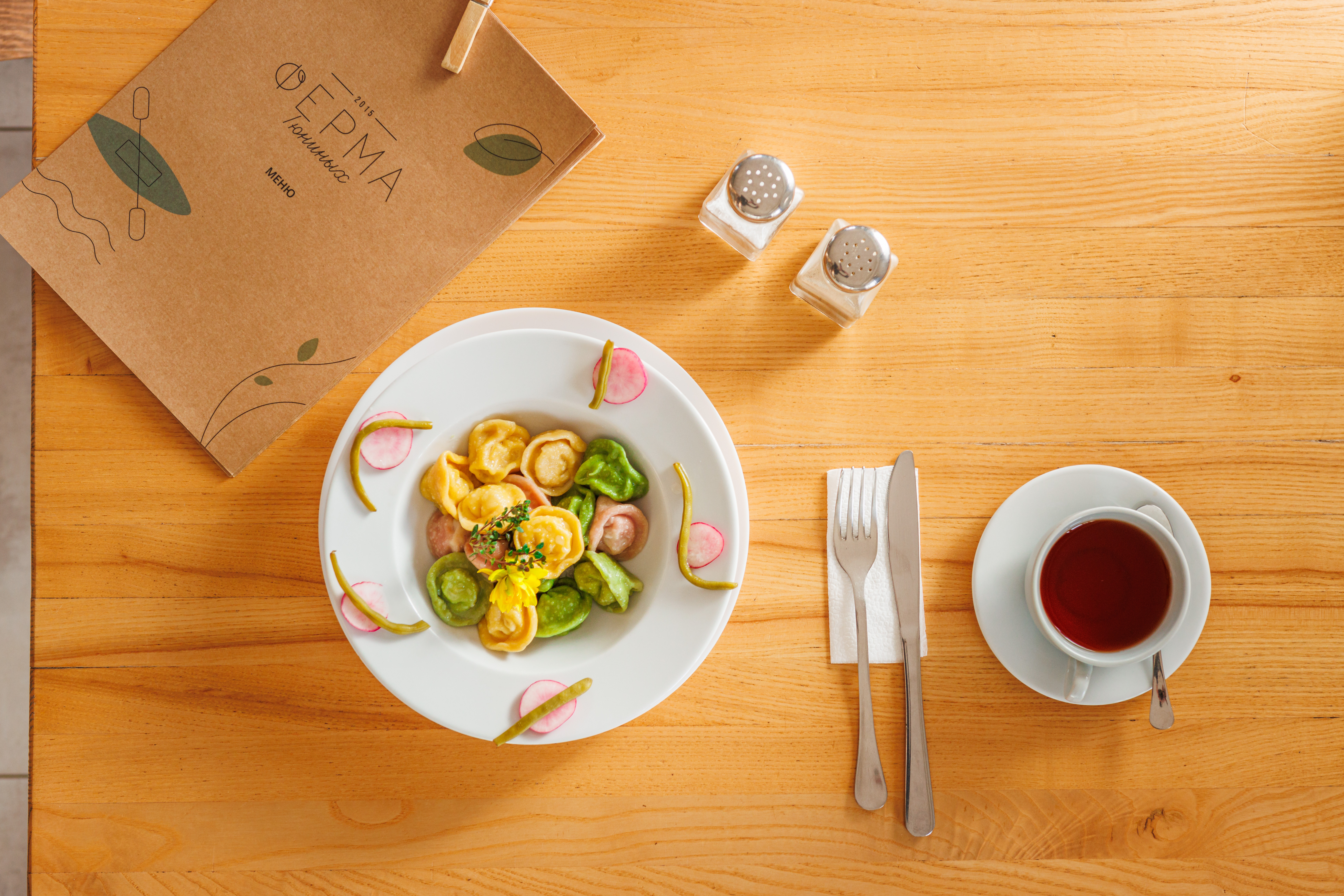 Цветные пельмени